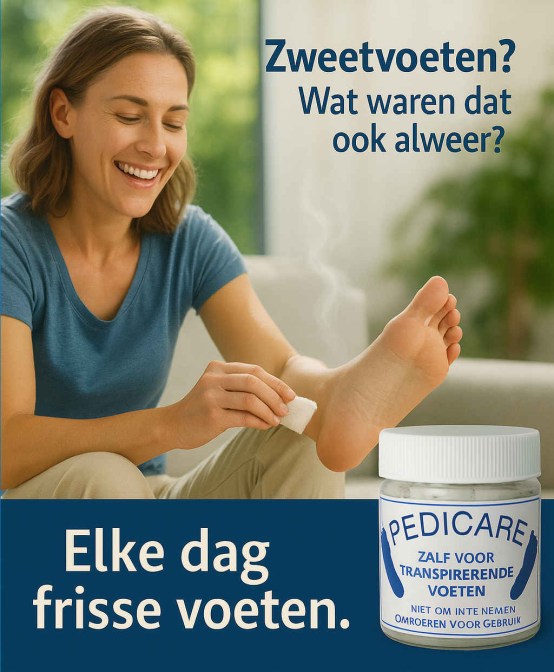 Pedicare zalf tegen zweetvoeten